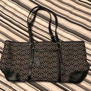 Black Monogram Coach Bag